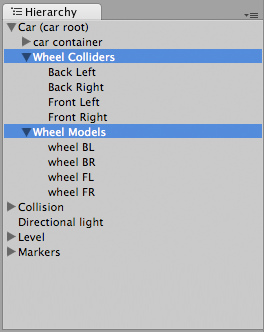 Wheel collider setup 车轮碰撞器设置