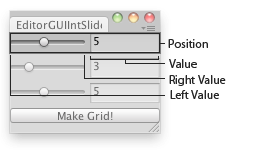 EditorGUI.IntSlider 整数滑动条