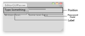 EditorGUI.PasswordField 密码字段