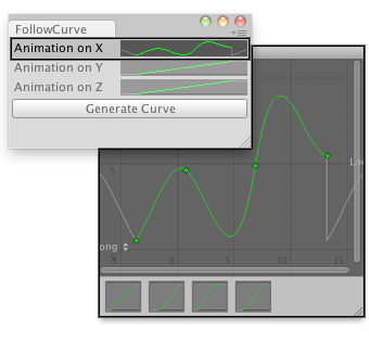 EditorGUILayout.CurveField 曲线字段