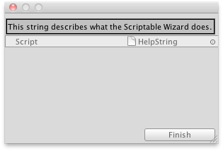 ScriptableWizard.helpString 帮助文本